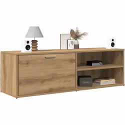 Avec un design à la fois tendance et pratique, ce meuble TV robuste deviendra certainement un point central de votre pièce. M ...