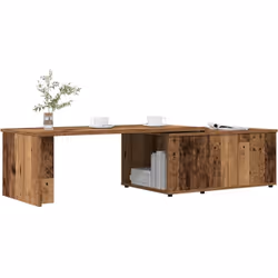 Détendez-vous et profitez du bon temps avec la famille et les amis autour de cette table basse ! Matériau stable et durable : ...
