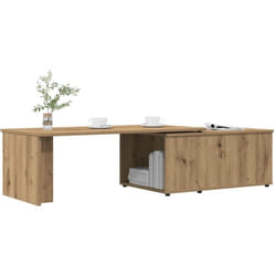 Vidaxl - Table basse chêne artisanal 150x50x35 cm bois d'ingénierie