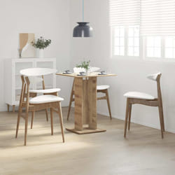 Vidaxl - Table de bistro chêne artisanal 60x60x75 cm bois d'ingénierie