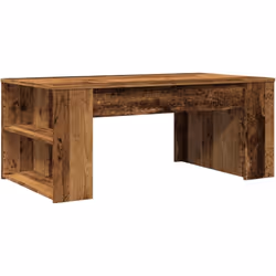Ajoutez une touche d'élégance à votre salon avec cette élégante table basse. Matériau durable : le bois d'ingénierie est d'un ...