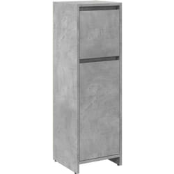 Vidaxl - Armoire de salle de bain Gris béton 30x30x95 cm Aggloméré