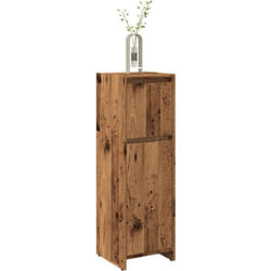 vidaXL Armoire de salle de bain vieux bois 30x30x95 cm bois ingénierie