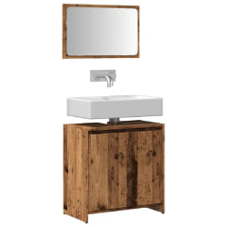 vidaXL 2 pcs bois d'ingénierie