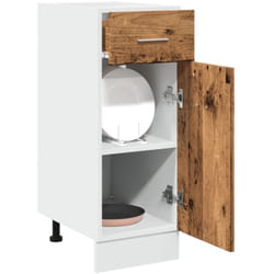 Armoire de plancher à tiroir vieux bois 30x46x81,5 cm Vidaxl