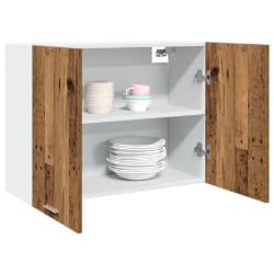 vidaXL Armoire suspendue vieux bois