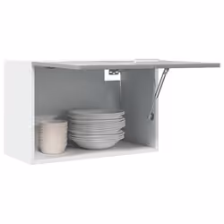 vidaXL Armoire suspendue Gris béton 60x31x40 cm Aggloméré armoire de cuisine placard armoire flottante armoire de 856115