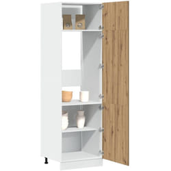 Armoire de réfrigérateur chêne artisanal 60x57x207 cm Vidaxl