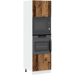 Vidaxl - Armoire à micro-ondes vieux bois 60x57x207 cm bois d'ingénierie