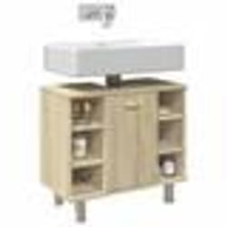 vidaXL Armoire de salle de bain Chêne sonoma 60x32x535 cm Aggloméré 856142