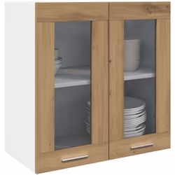 Cette armoire murale de cuisine est destinée à optimiser l'espace de votre cuisine et à décorer votre maison ! Matériau stabl ...