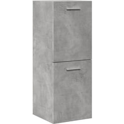 Vidaxl - Armoire de salle de bain suspendue gris béton bois d'ingénierie