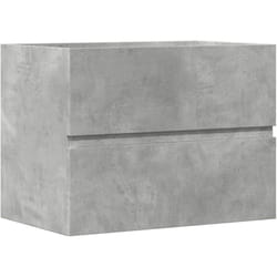 Armoire de salle de bain gris béton bois d'ingénierie vidaXL