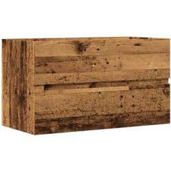 Vidaxl - Armoire de salle de bain suspendue vieux bois bois d'ingénierie