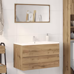 Description générale Cette armoire de salle de bain offre un espace de rangement spacieux, ajoutant une touche d'ordre et d'é ...