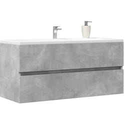 Vidaxl - Armoire d'évier Gris béton 100x38,5x45 cm Aggloméré