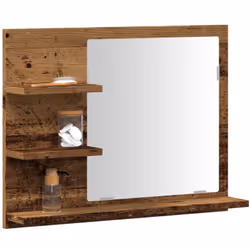 L'armoire de salle de bain à miroir présente un design épuré qui allie fonctionnalité et style, ce qui en fait un complément  ...