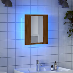 Ajoutez une touche d'aspect esthétique avec cette armoire à miroir à LED, qui convient parfaitement à votre salle de bain ! M ...