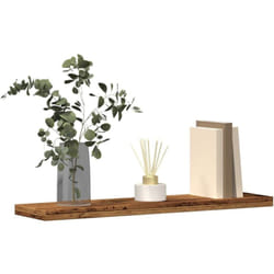 Tagères murales 4 pcs vieux bois 40x10x1,5cm bois d'ingénierie Vidaxl
