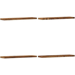 Étagères murales 4 pcs vieux bois 40x20x1,5cm bois d'ingénierie vidaXL