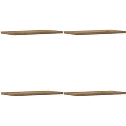 Vidaxl - tagères murales 4 pcs chêne artisanal 40x20x1,5 cm