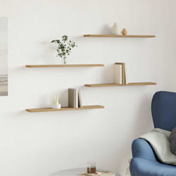 Vidaxl - tagères murales 4 pcs chêne artisanal 60x20x1,5 cm