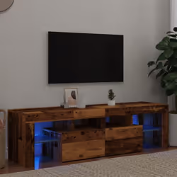 Avec un design à la fois tendance et pratique, ce meuble TV robuste deviendra un point central de votre pièce. Matériau durab ...