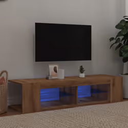 Avec un design à la fois tendance et pratique, ce meuble TV robuste deviendra un point central de votre pièce. Matériau durab ...