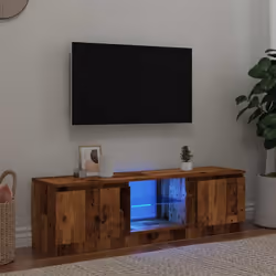 Avec un design à la fois tendance et pratique, ce meuble TV robuste deviendra un point central de votre pièce. Matériau durab ...