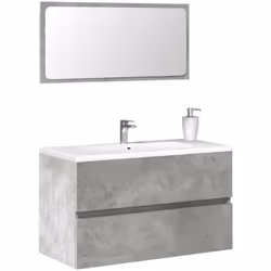 Cette élégante armoire de salle de bain avec miroir est un excellent supplément à votre salle de bain, ce qui lui donne une a ...