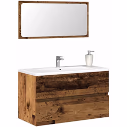 Cette élégante armoire de salle de bain avec miroir est un excellent supplément à votre salle de bain, ce qui lui donne une a ...