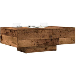 vidaXL Table basse vieux bois 85x55x31 cm bois d'ingénierie