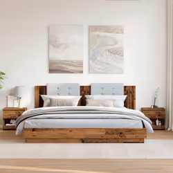 VidaXL 856407 Table de nuit et table de chevet Bois