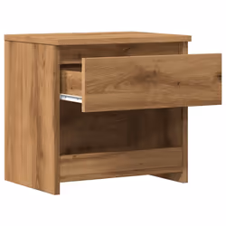 VidaXL 856409 Table de nuit et table de chevet Chêne - Vue supplémentaire 7