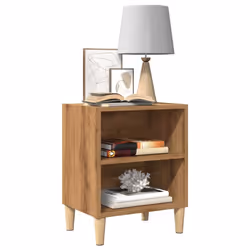 VidaXL 856419 Table de nuit et table de chevet Chêne