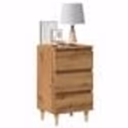 vidaXL Table de chevet chêne artisanal 40x35x69 cm bois d’ingénierie