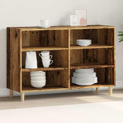 Buffet vieux bois 103,5x35x70 cm bois d'ingénierie Vidaxl