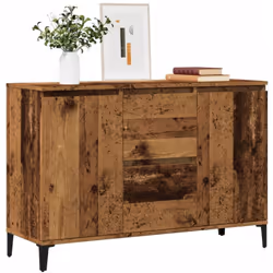 Ce buffet de style industriel est pratique mais également un supplément décoratif à votre maison. Matériau facile à nettoyer  ...