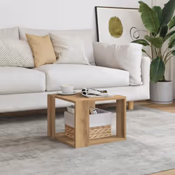 Détendez-vous et profitez du bon temps avec la famille et les amis autour de cette table basse ! Matériau stable et durable : ...