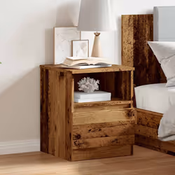 VidaXL 856498 Table de nuit et table de chevet Bois