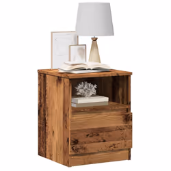 VidaXL 856498 Table de nuit et table de chevet Bois - Vue supplémentaire 4