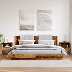 VidaXL 856499 Table de nuit et table de chevet Bois