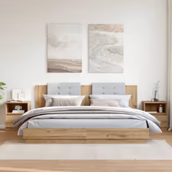 Ces tables de chevet tendance, au design élégant et classique, sont destinées à améliorer votre intérieur. Matériau durable : ...