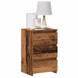 VidaXL 856523 Table de nuit et table de chevet Bois - Vue supplémentaire 2