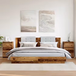 VidaXL 856523 Table de nuit et table de chevet Bois - Vue supplémentaire 3