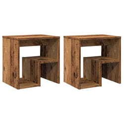VidaXL 856527 Table de nuit et table de chevet Bois