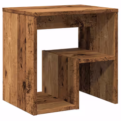 VidaXL 856527 Table de nuit et table de chevet Bois - Vue supplémentaire 4