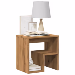 VidaXL 856528 Table de nuit et table de chevet Chêne