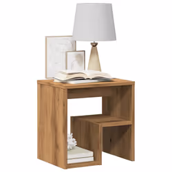 VidaXL 856529 Table de nuit et table de chevet Chêne