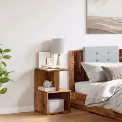VidaXL 856530 Table de nuit et table de chevet Bois
